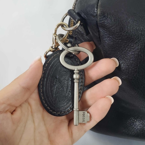 Fossil Emma Satchel Leather Handbags Crossbody - Picture 16 of 16